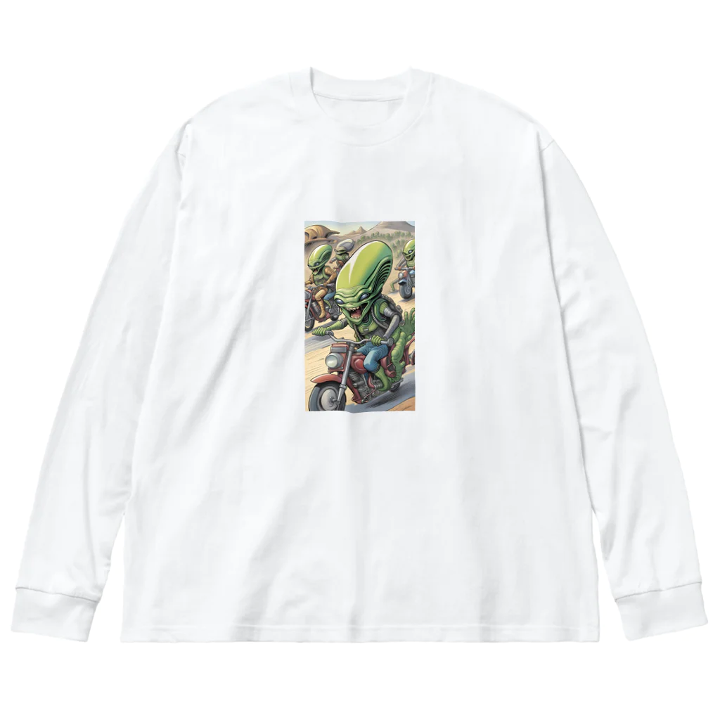 おっちゃんストアの宇宙人ライダー Big Long Sleeve T-Shirt