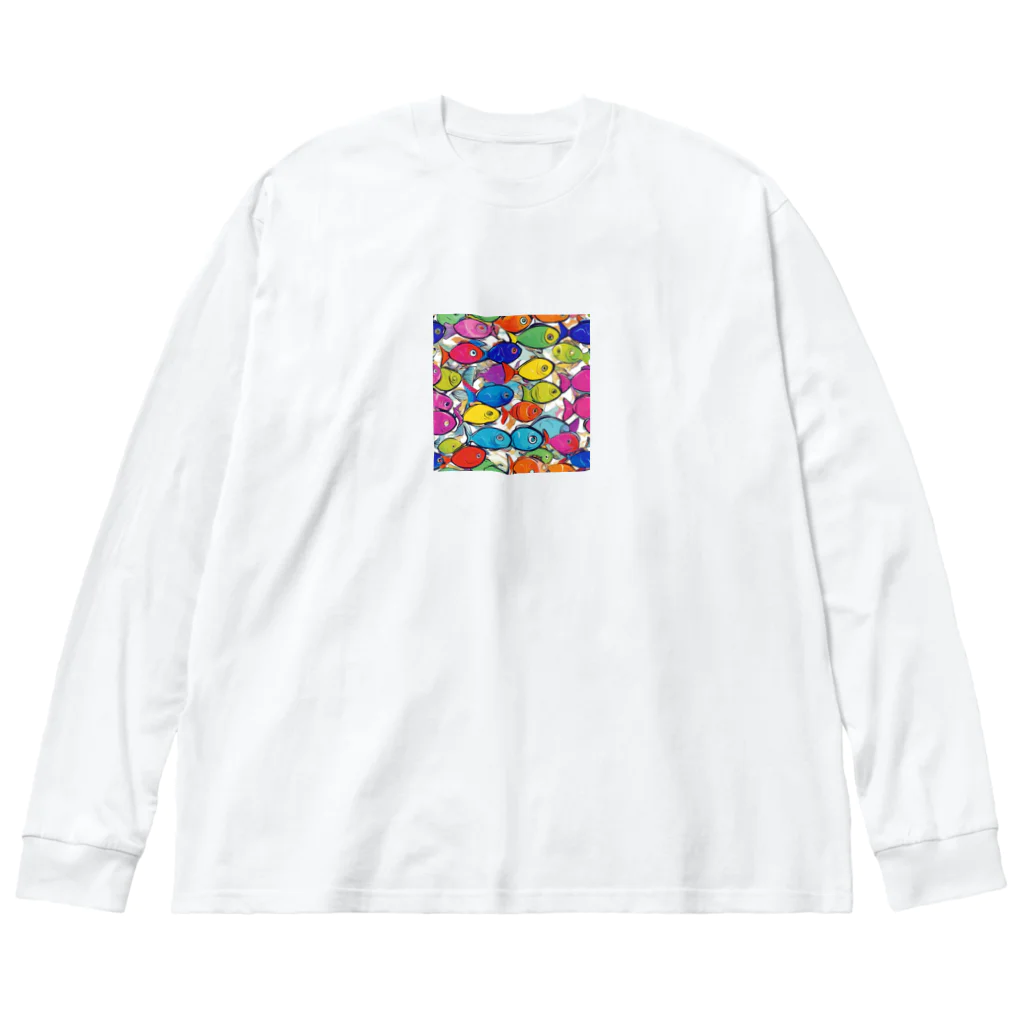 D-JOYのcolorful "sakana" ビッグシルエットロングスリーブTシャツ