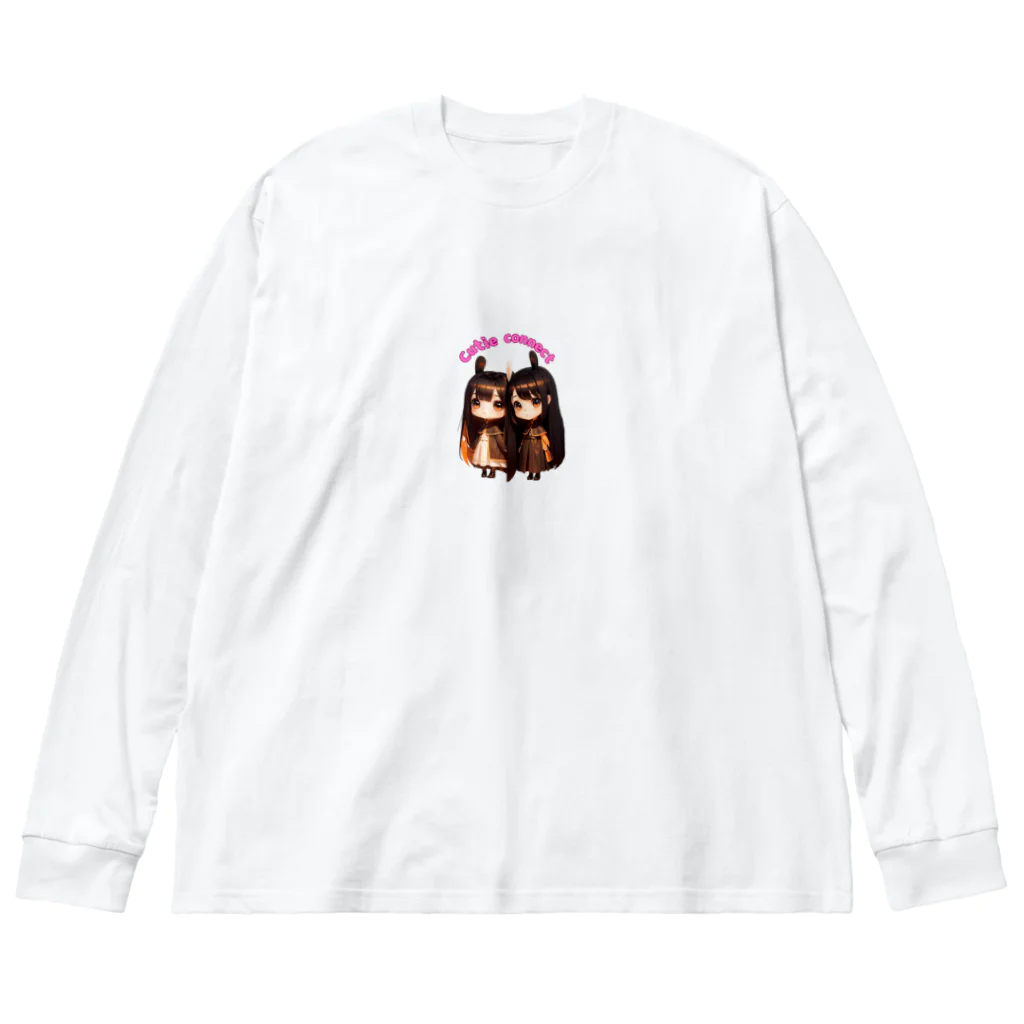 Cutie connectの双子のウサ耳 Big Long Sleeve T-Shirt