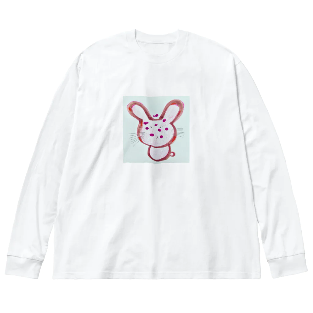 Shop Miwa1 のUSAGI ビッグシルエットロングスリーブTシャツ