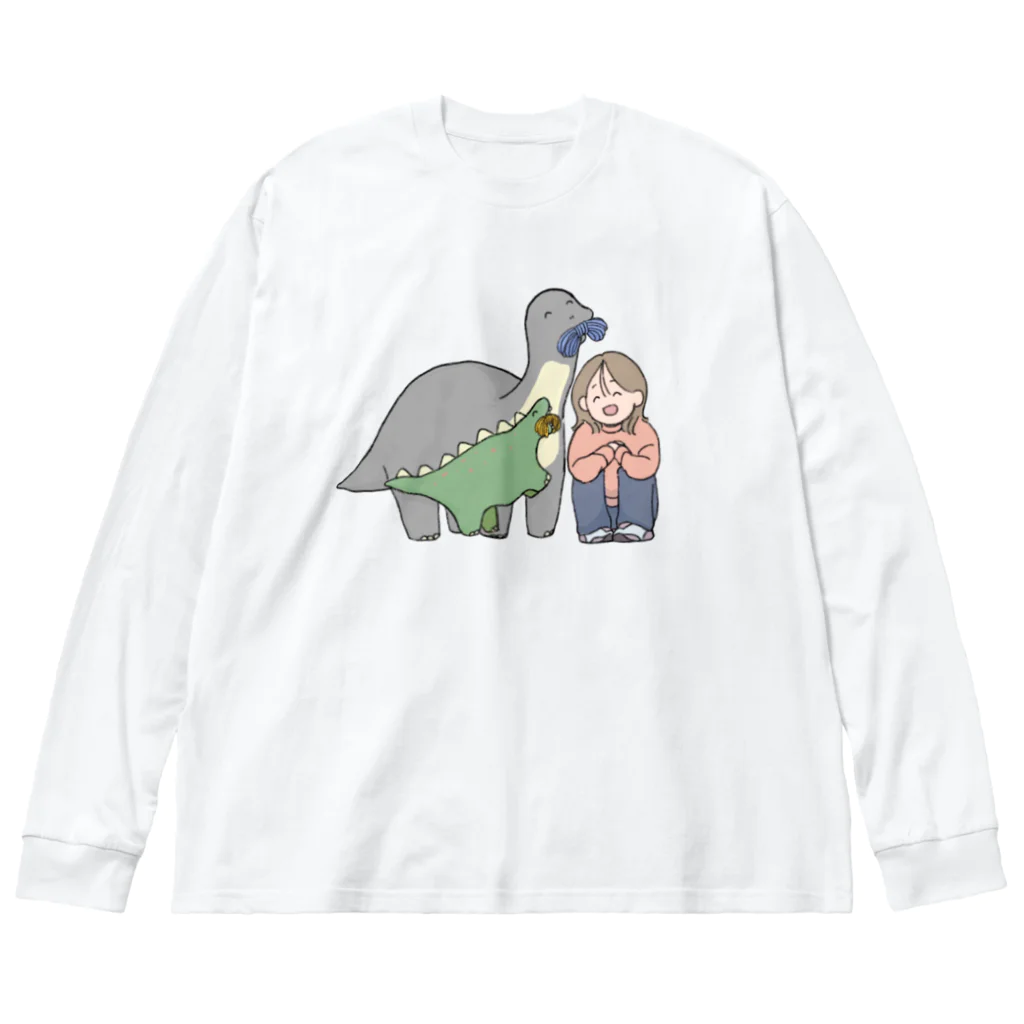 あたいのジムニーのあたいと恐竜たち Big Long Sleeve T-Shirt