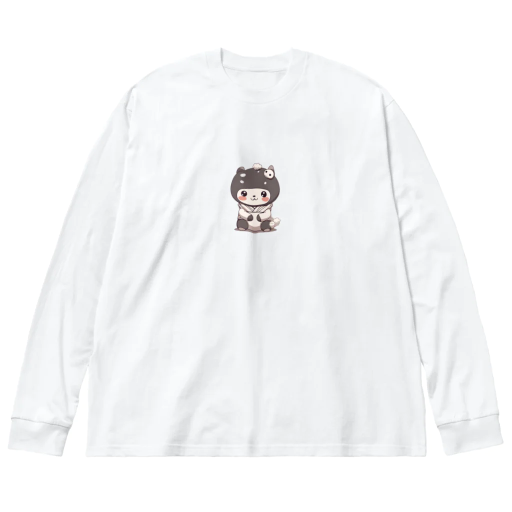 のりこのお店の可愛い大黒天くん ビッグシルエットロングスリーブTシャツ