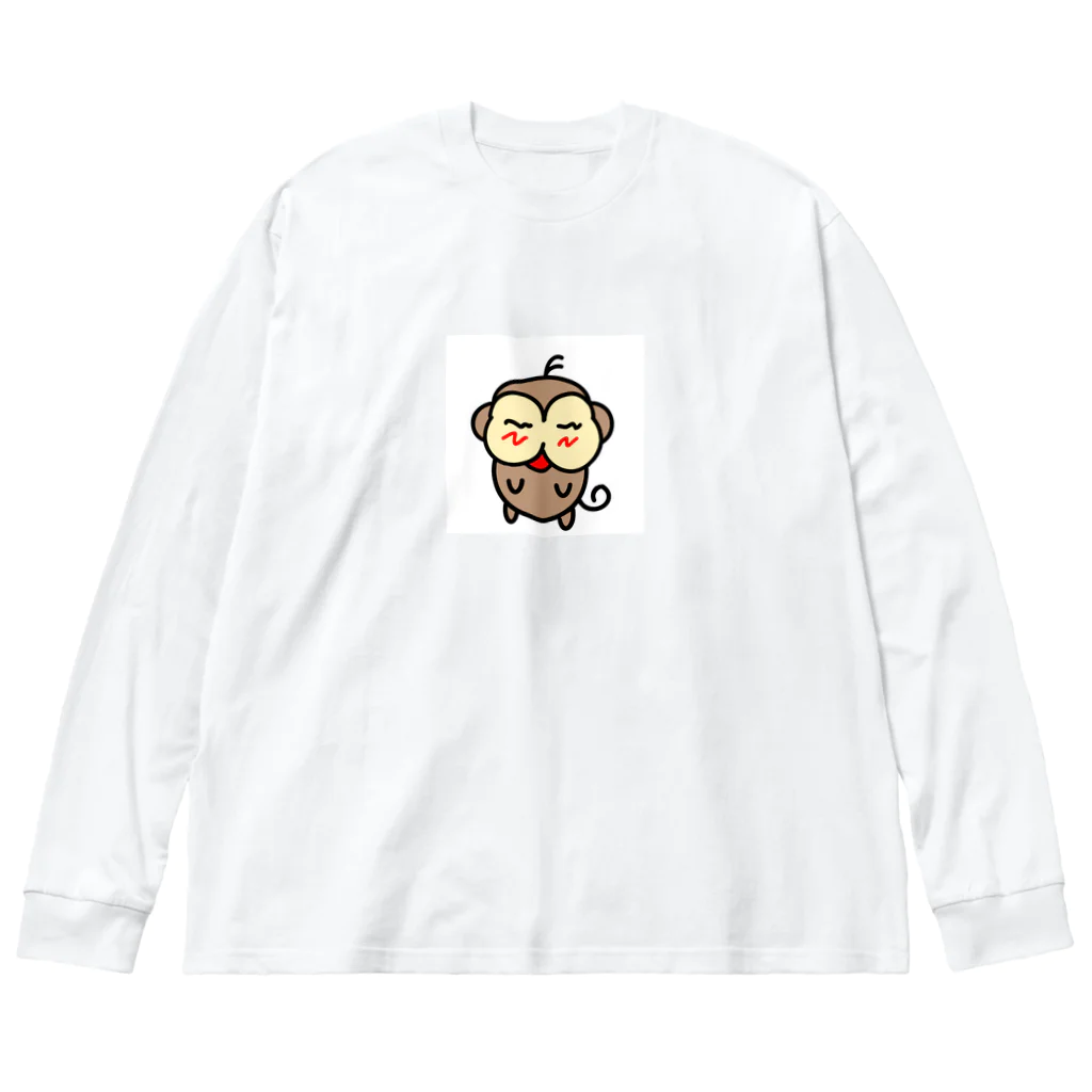 Akesahaのお猿 Big Long Sleeve T-Shirt