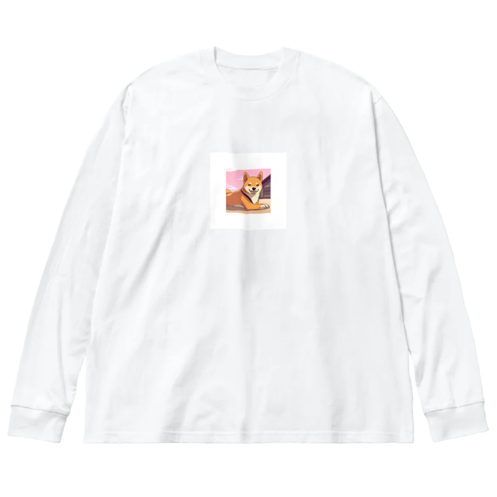 yu-zi1991の可愛い柴犬のグッズです Big Long Sleeve T-Shirt