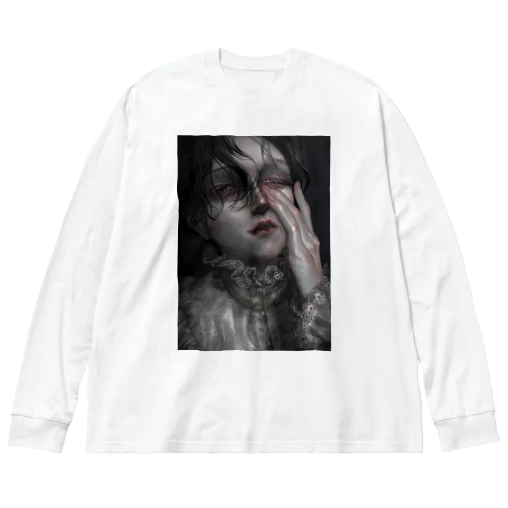 🫀𝓢𝓲𝓽𝓻𝔂🥀の可哀相 ビッグシルエットロングスリーブTシャツ