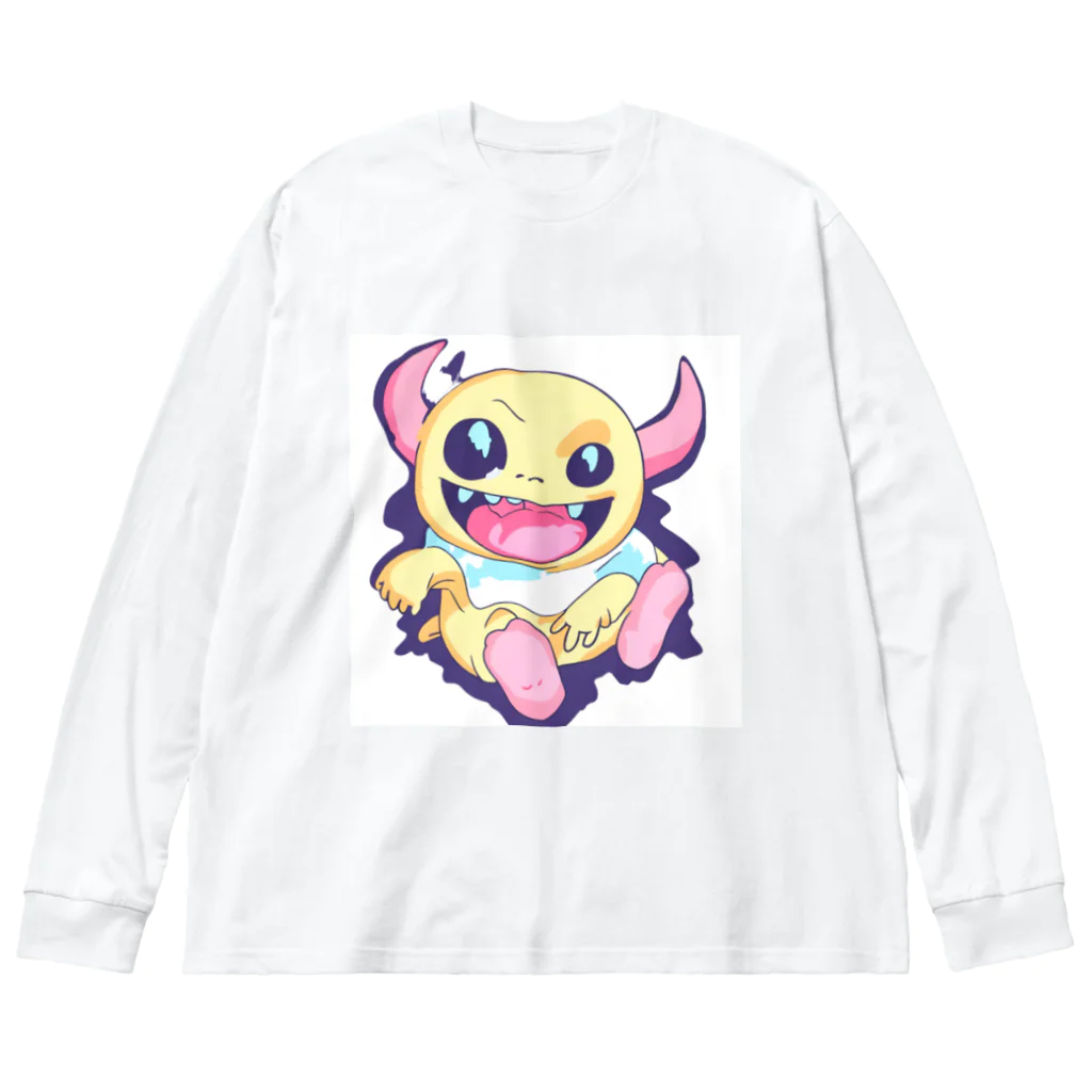 mitamu-のアクベビー2コラボ ビッグシルエットロングスリーブTシャツ