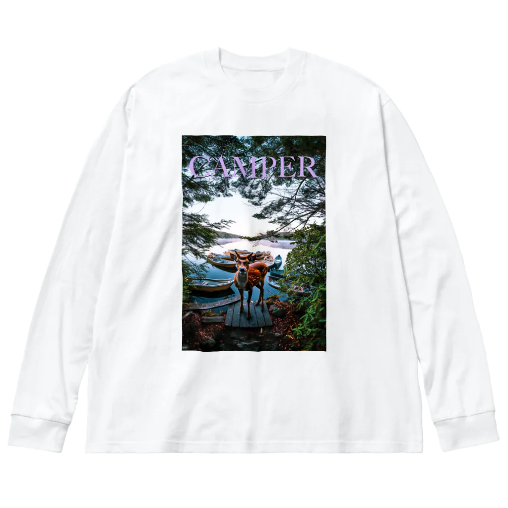 outdoor lifeのcamper  Big Long Sleeve T-Shirt