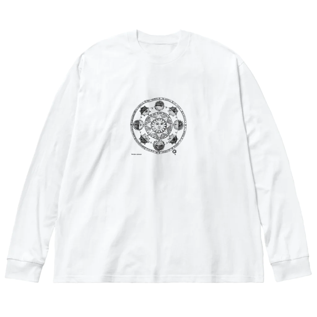 Decor&LuxuryVenusの愛の魔法星座 Big Long Sleeve T-Shirt