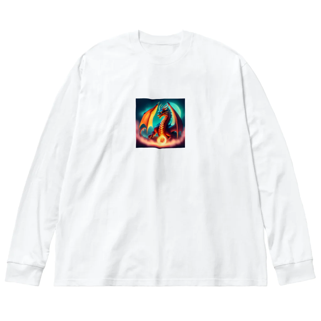 fantastical storeのdragons Big Long Sleeve T-Shirt