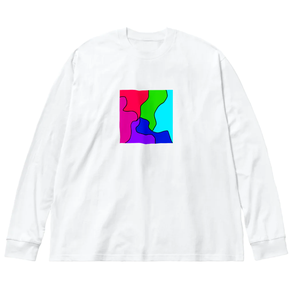 masuterのカラフル Big Long Sleeve T-Shirt