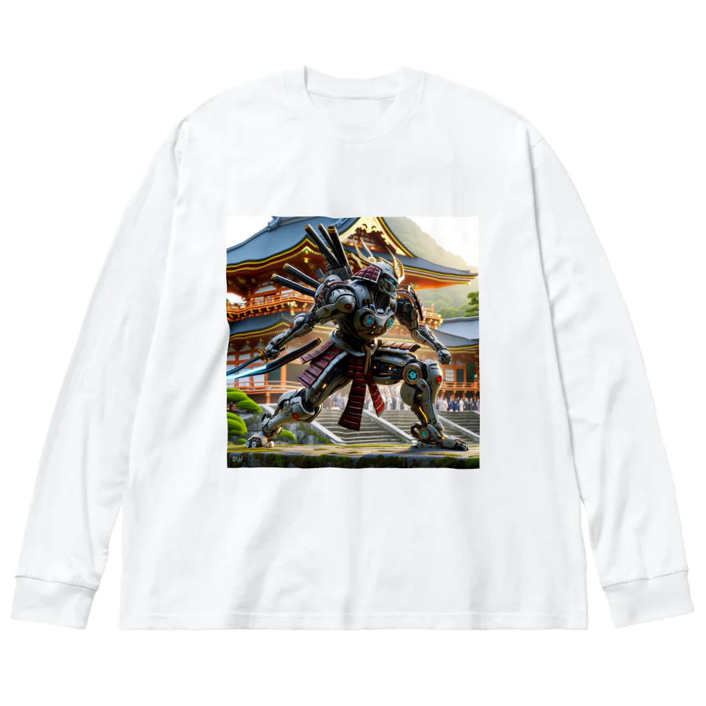 こまイヌ屋たちの十二神将バサラロボ Big Long Sleeve T-Shirt