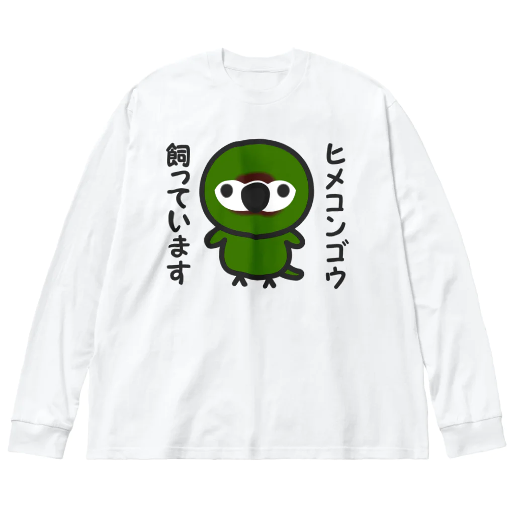 いんこ屋堂のヒメコンゴウ飼っています Big Long Sleeve T-Shirt