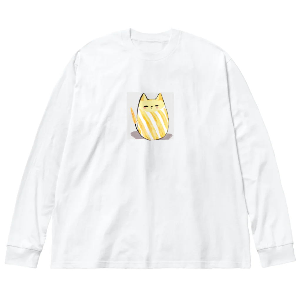 ひとやすみ　らいふのコロコロ猫？ Big Long Sleeve T-Shirt