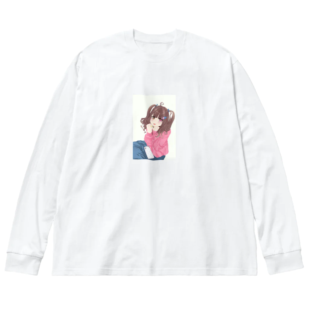 ラッキーLOVEの地雷っ娘 ビッグシルエットロングスリーブTシャツ