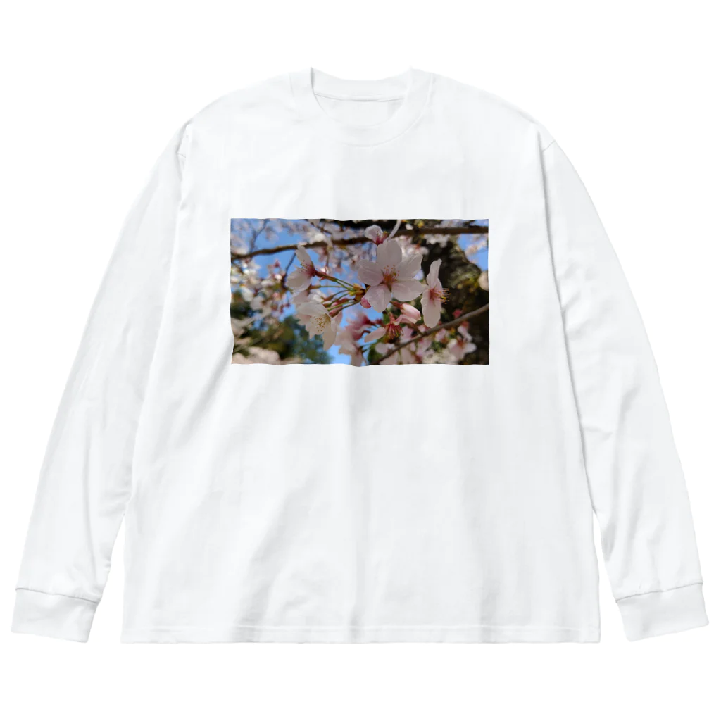 CHOUCHOUの桜 ビッグシルエットロングスリーブTシャツ