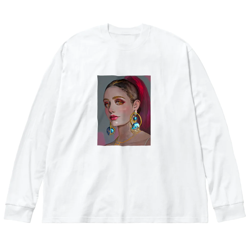 AI・デザインが好きな人のモデル Big Long Sleeve T-Shirt