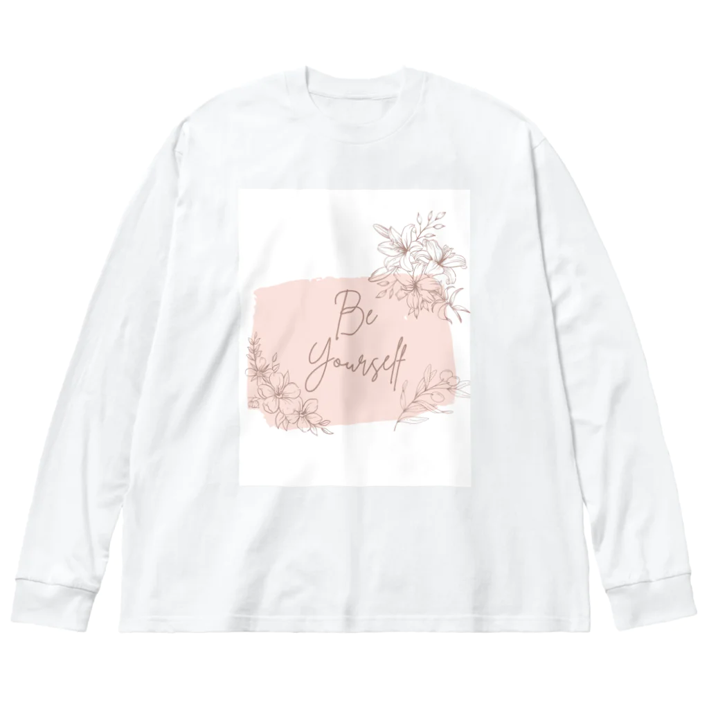 choko＆malonのＢｅ Ｙｏｕｒｓｅｉｆ ビッグシルエットロングスリーブTシャツ