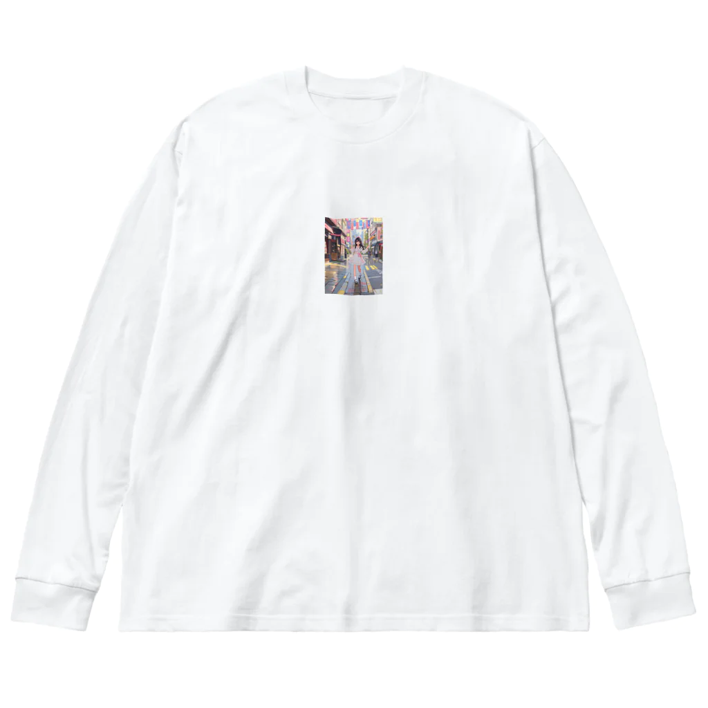 俺のカノジョの俺のカノジョ 昭和風？商店街編 Big Long Sleeve T-Shirt