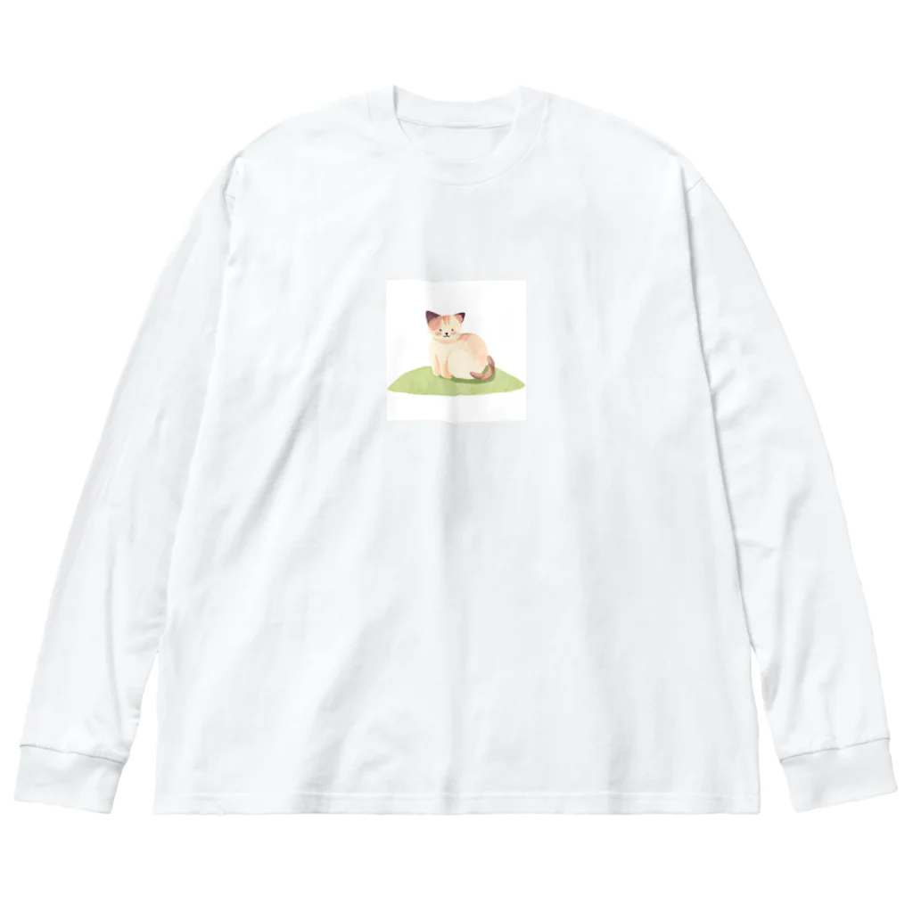 kuppychanの子猫 ビッグシルエットロングスリーブTシャツ