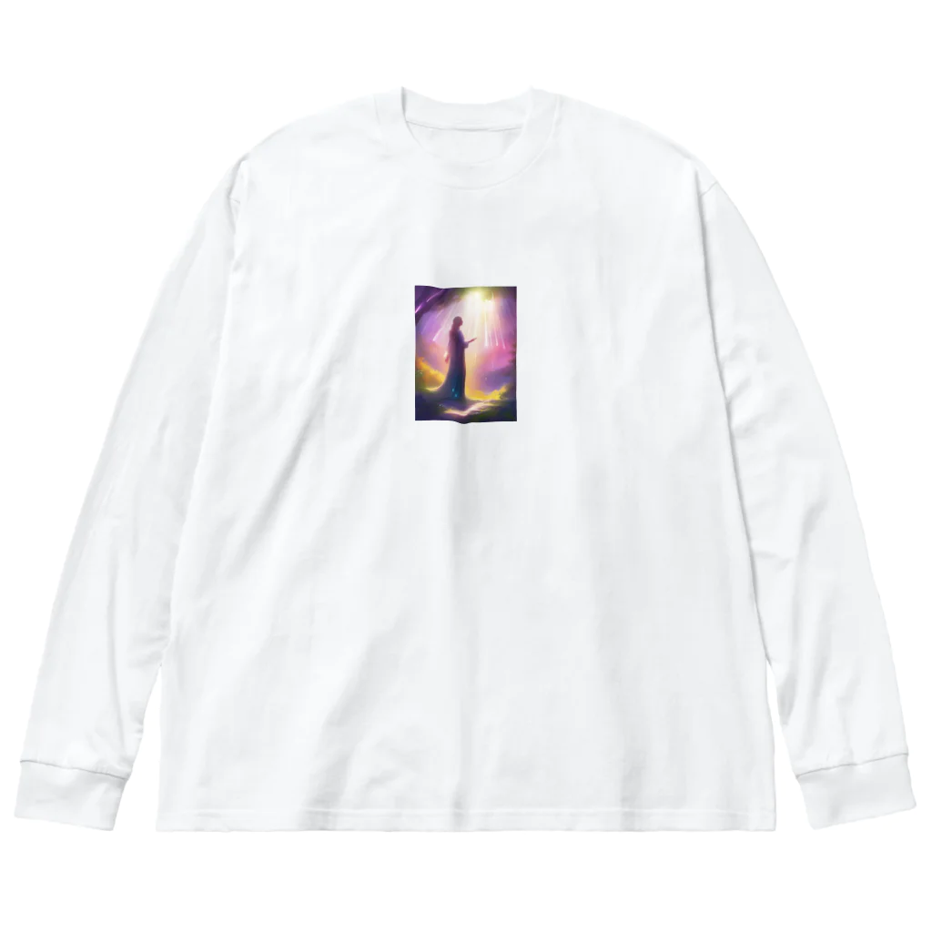 Nihon-Zeppinの幸運の女神 Big Long Sleeve T-Shirt