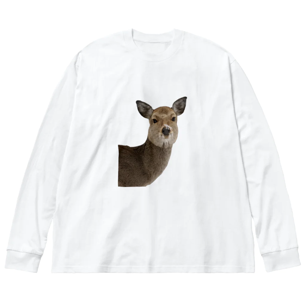 bu_yan0131のひょっこりシカくん Big Long Sleeve T-Shirt