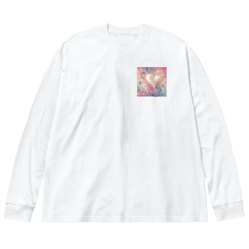 終わらない夢🌈の幻想的なハート💖 Big Long Sleeve T-Shirt