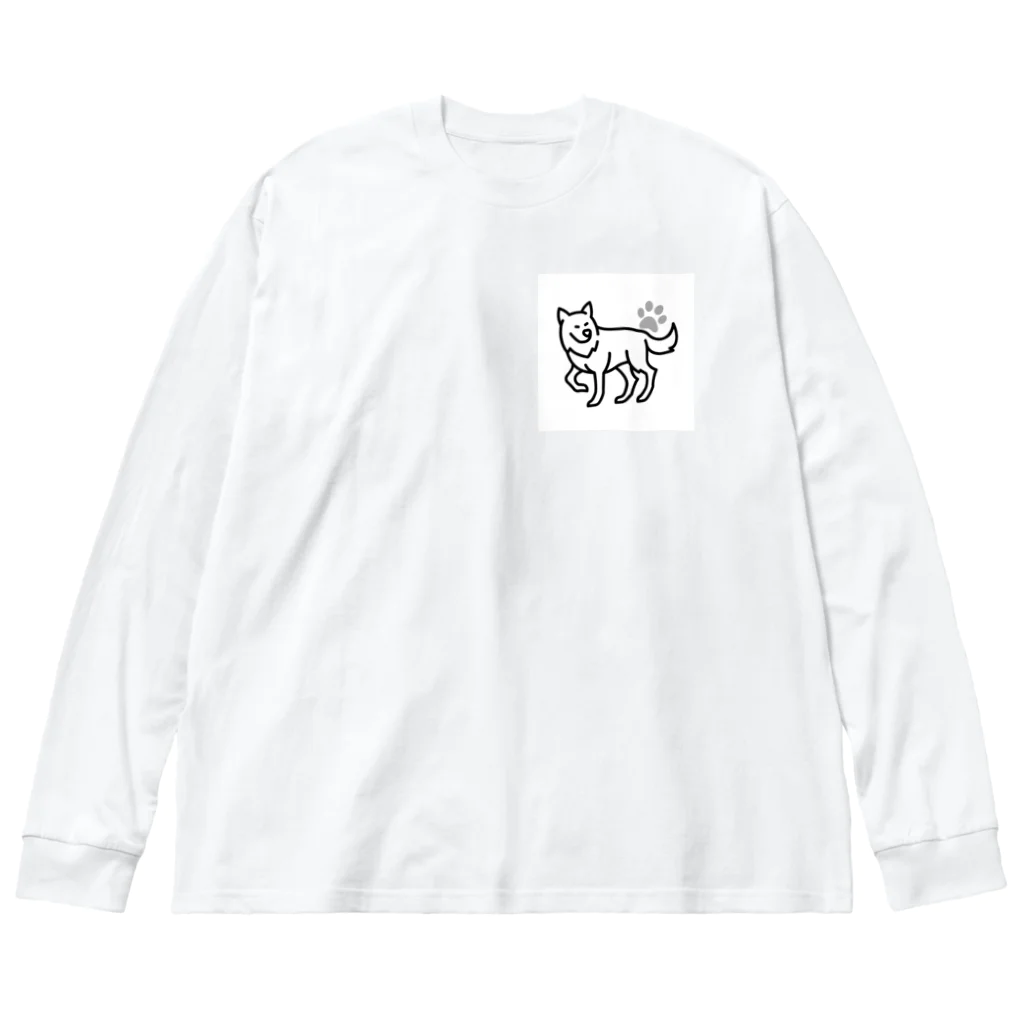 "Elegance Crew"のハウンズ ビッグシルエットロングスリーブTシャツ