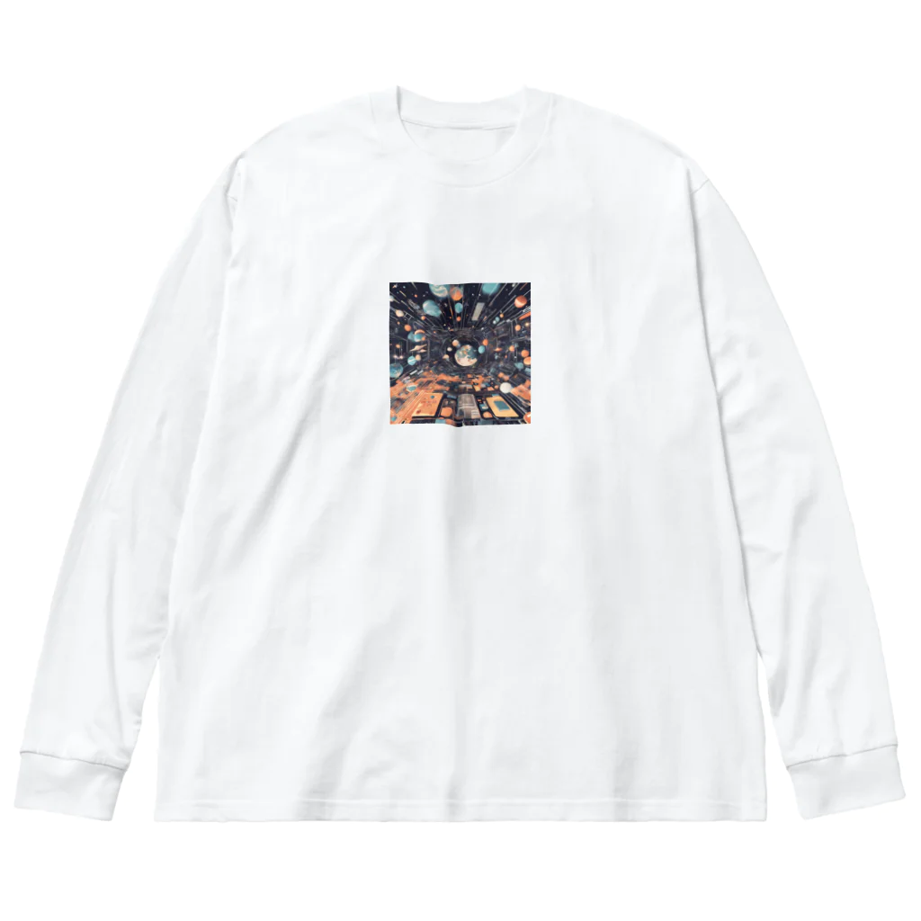 kazuma-wado-の仮想空間 Big Long Sleeve T-Shirt