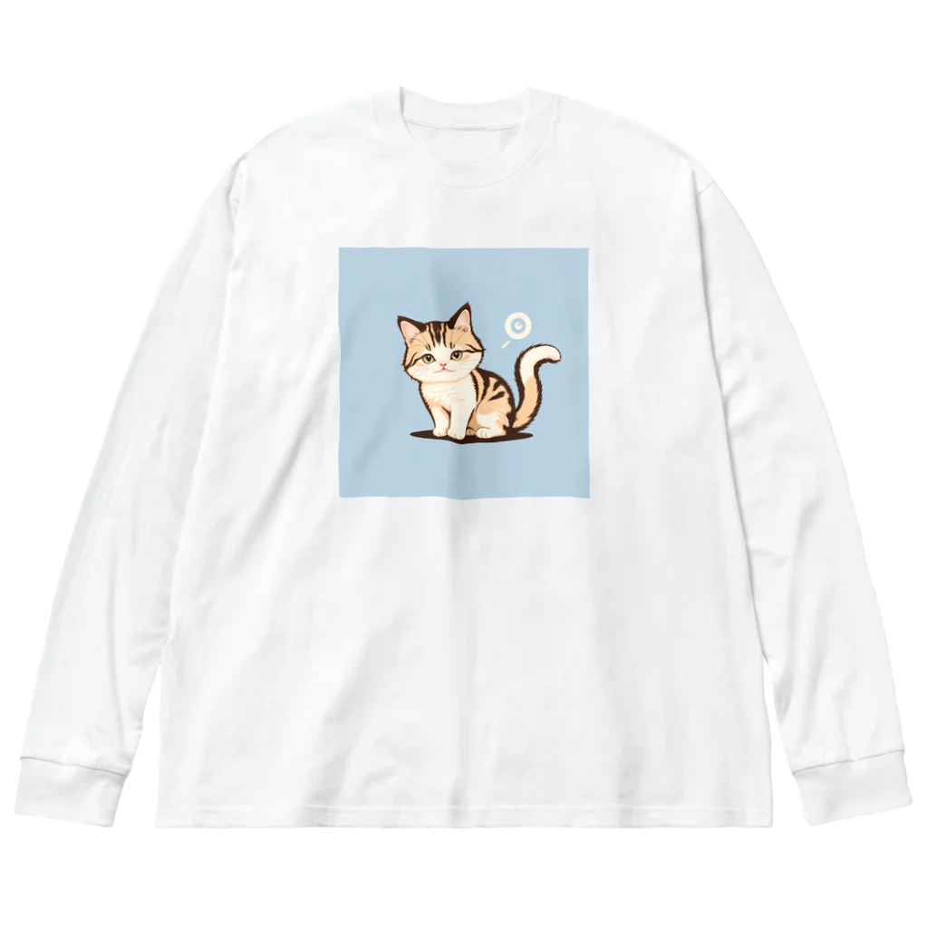 WshopTYのにゃるほどキャッツ ビッグシルエットロングスリーブTシャツ