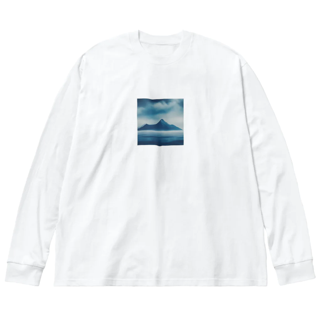 marusiyaの海の果ての孤島 ビッグシルエットロングスリーブTシャツ