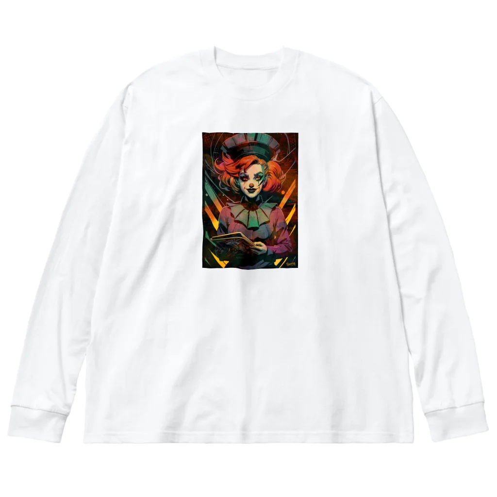 BUNNY-ONLINEのBUNNY-ART No.03 アメコミヴィンテージ Big Long Sleeve T-Shirt