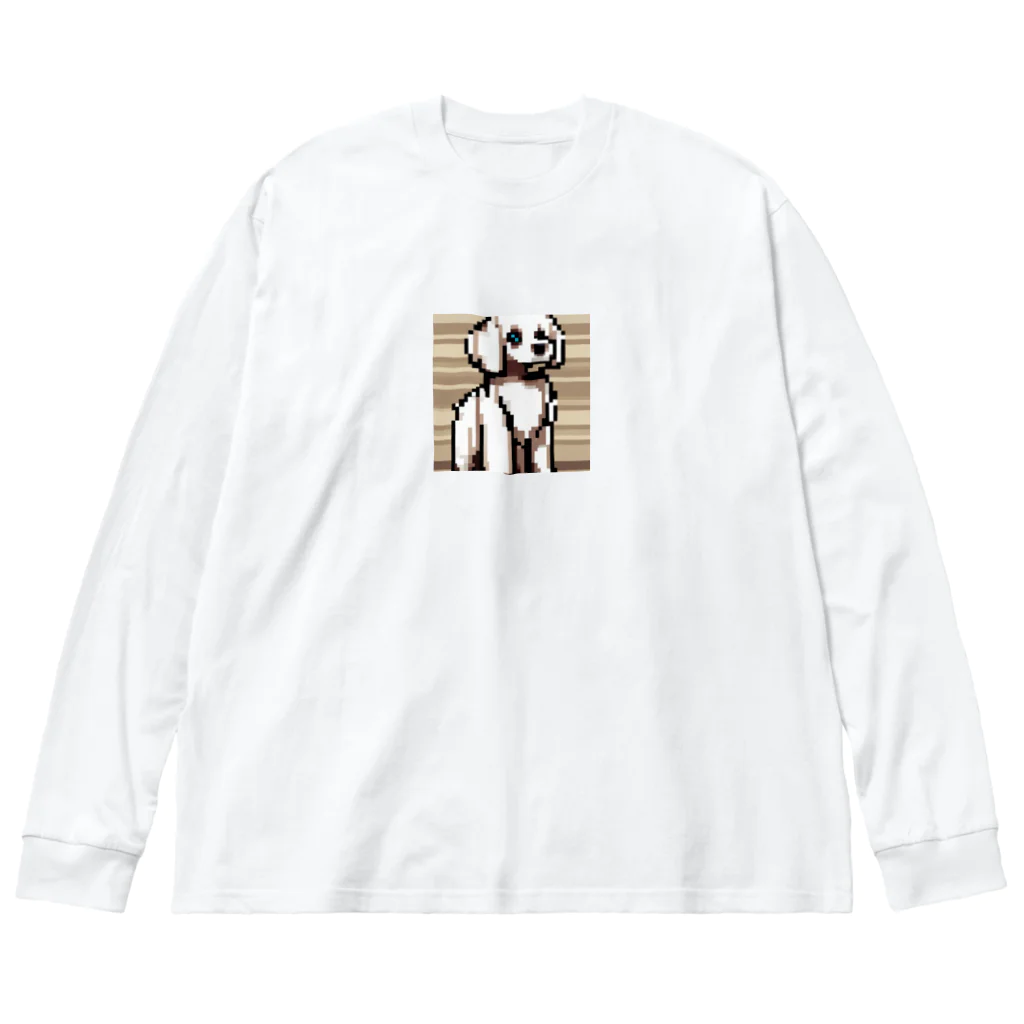 omamesan-1999のドッド絵　トイプードル Big Long Sleeve T-Shirt