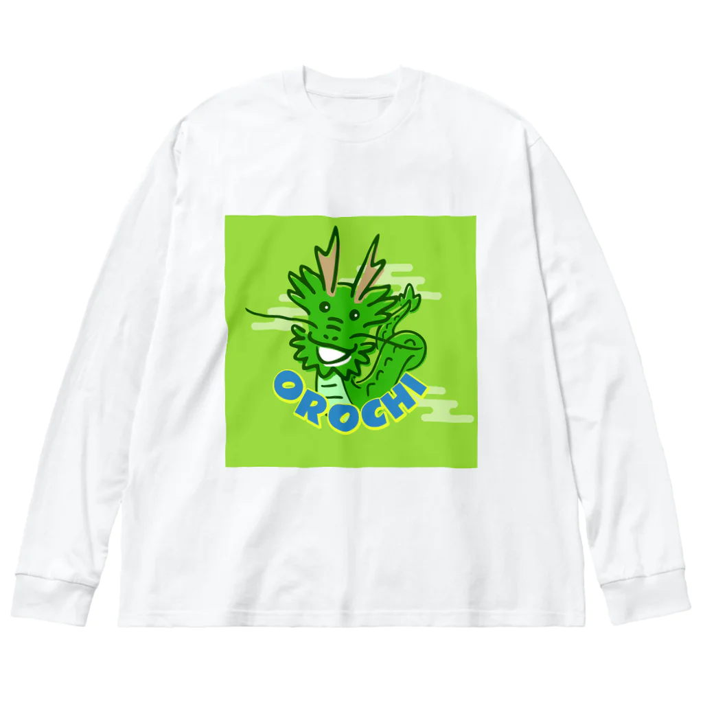 森本雄也の石見神楽_八岐大蛇＠forestgreen Big Long Sleeve T-Shirt