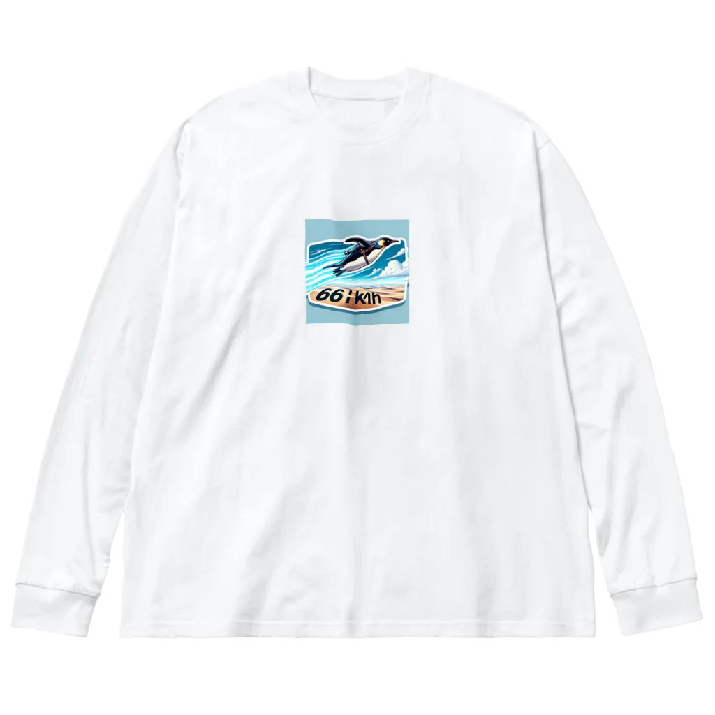 Emperor's FlightのFlying_penguin13 Big Long Sleeve T-Shirt