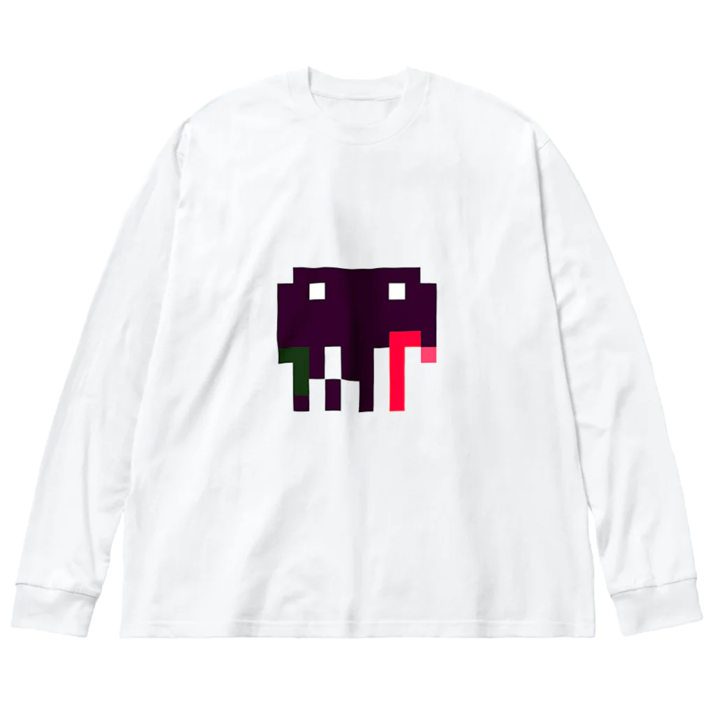 Rb【奇抜なデザイン】のドットの魔物 Big Long Sleeve T-Shirt