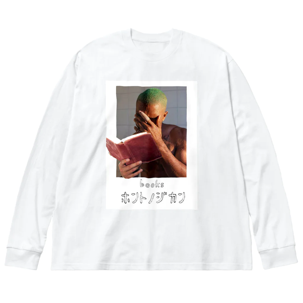 booksホントノジカンのブロンド ビッグシルエットロングスリーブTシャツ