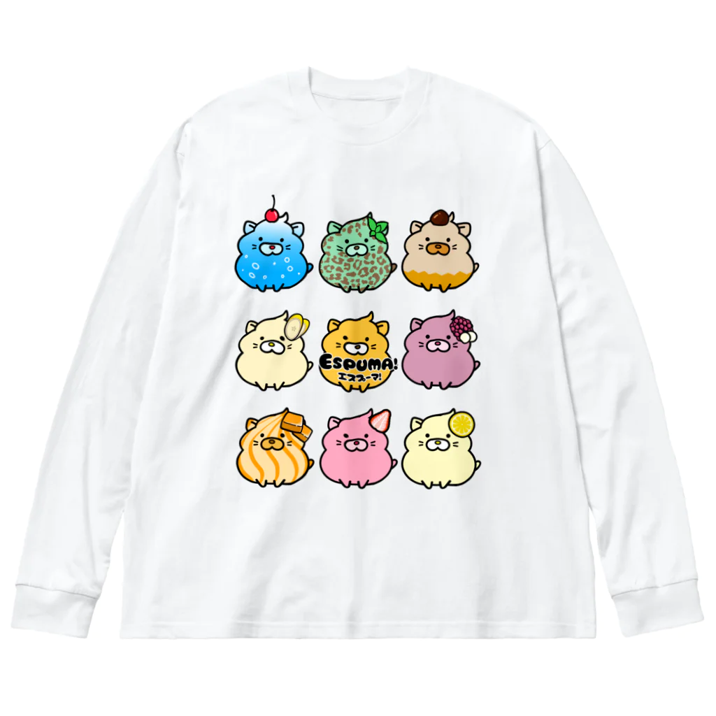 太郎丸のふわふわエスプーマ！ ビッグシルエットロングスリーブTシャツ