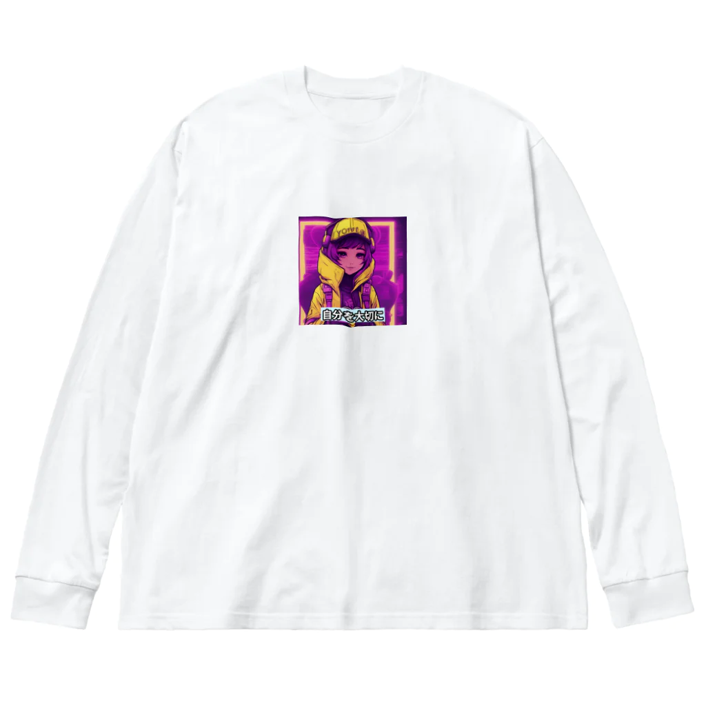 evahmonの光の戦士シリーズ・ひかりちゃん Big Long Sleeve T-Shirt