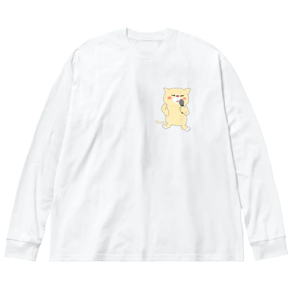 ロジローの歌うネコ(帽子無) Big Long Sleeve T-Shirt