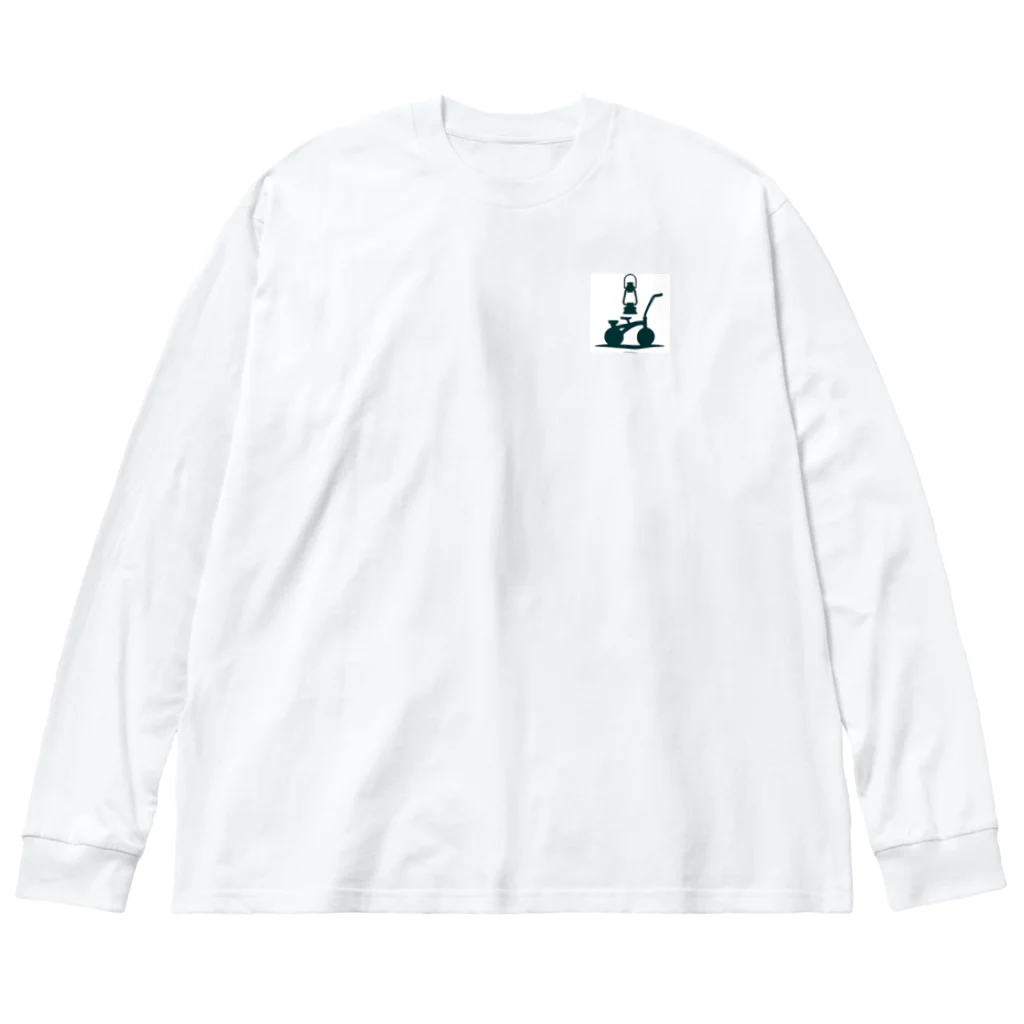 ノスタルジストのレトロリーフ ビッグシルエットロングスリーブTシャツ