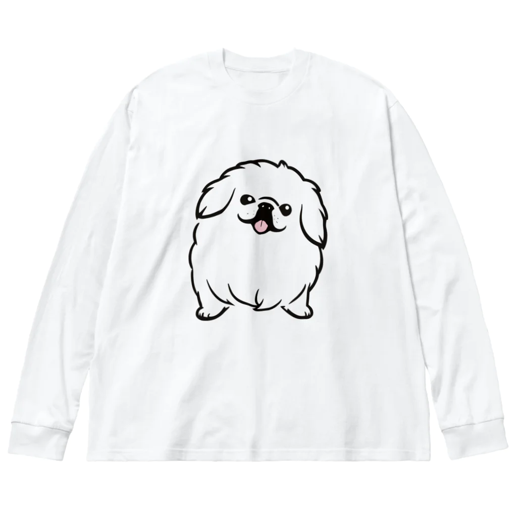 ファンシーTシャツ屋のペキニーズちゃん Big Long Sleeve T-Shirt