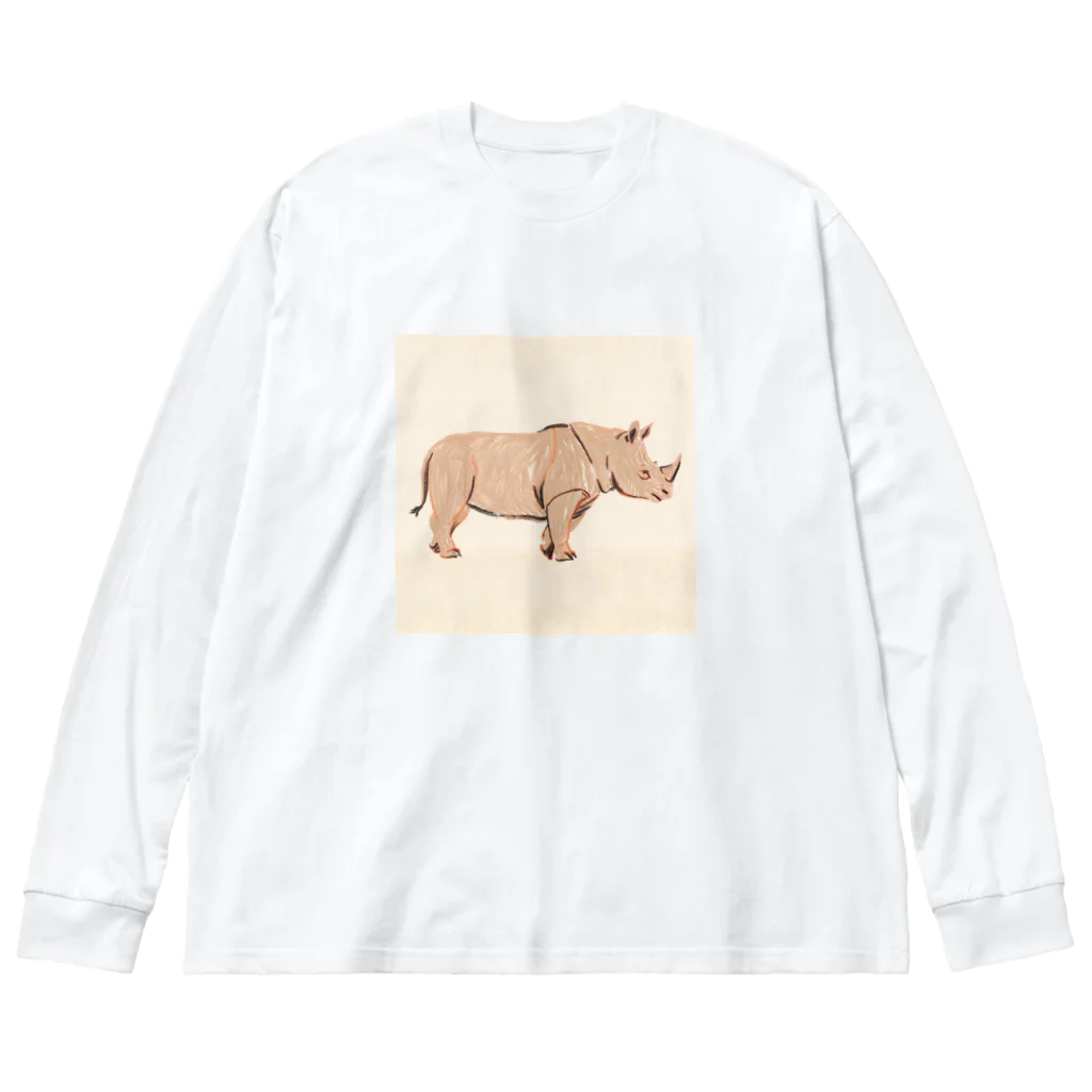 ラクダカンパニーのアイアンハート Big Long Sleeve T-Shirt