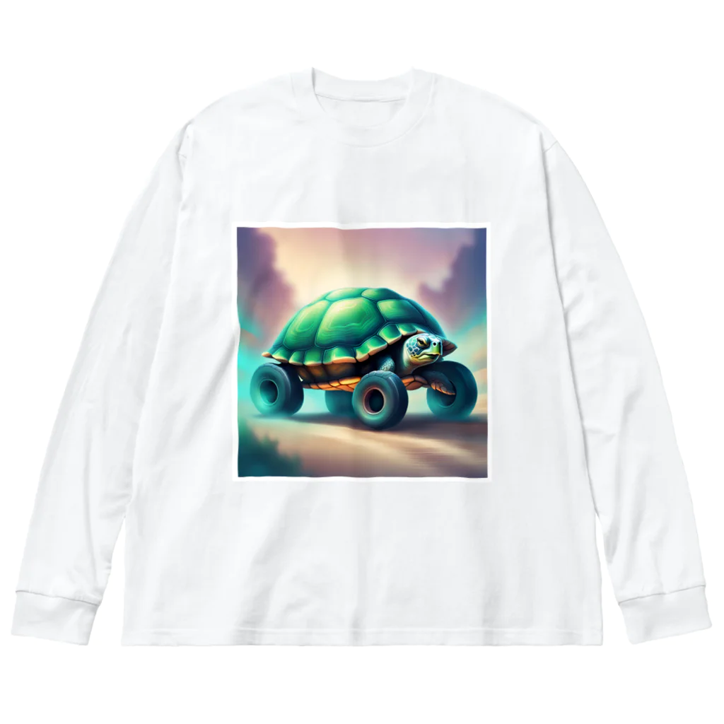 あにまるずSHOPのスピードタートル Big Long Sleeve T-Shirt