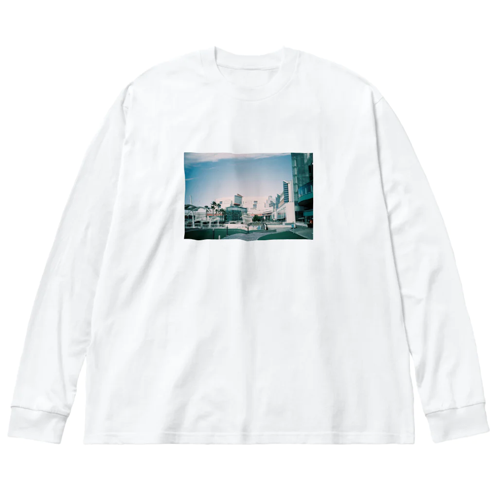 アシアタのEchoSpace_01 Big Long Sleeve T-Shirt