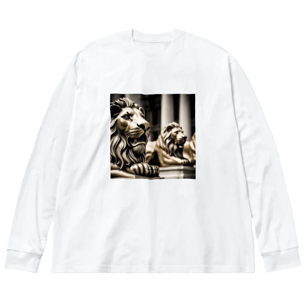 ごった煮　≪シフト制クリエイター集団≫の鎮座する金獅子 Big Long Sleeve T-Shirt