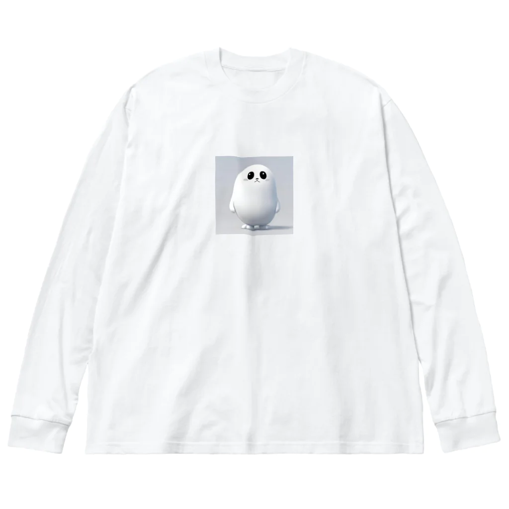 ブサカワ二頭身アニマルくんのブサカワ二頭身アニマル3 Big Long Sleeve T-Shirt