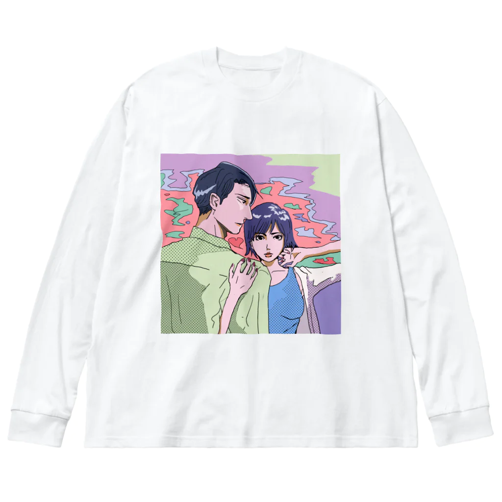 mokkunのちょっと待って、行かないでシリーズ Big Long Sleeve T-Shirt