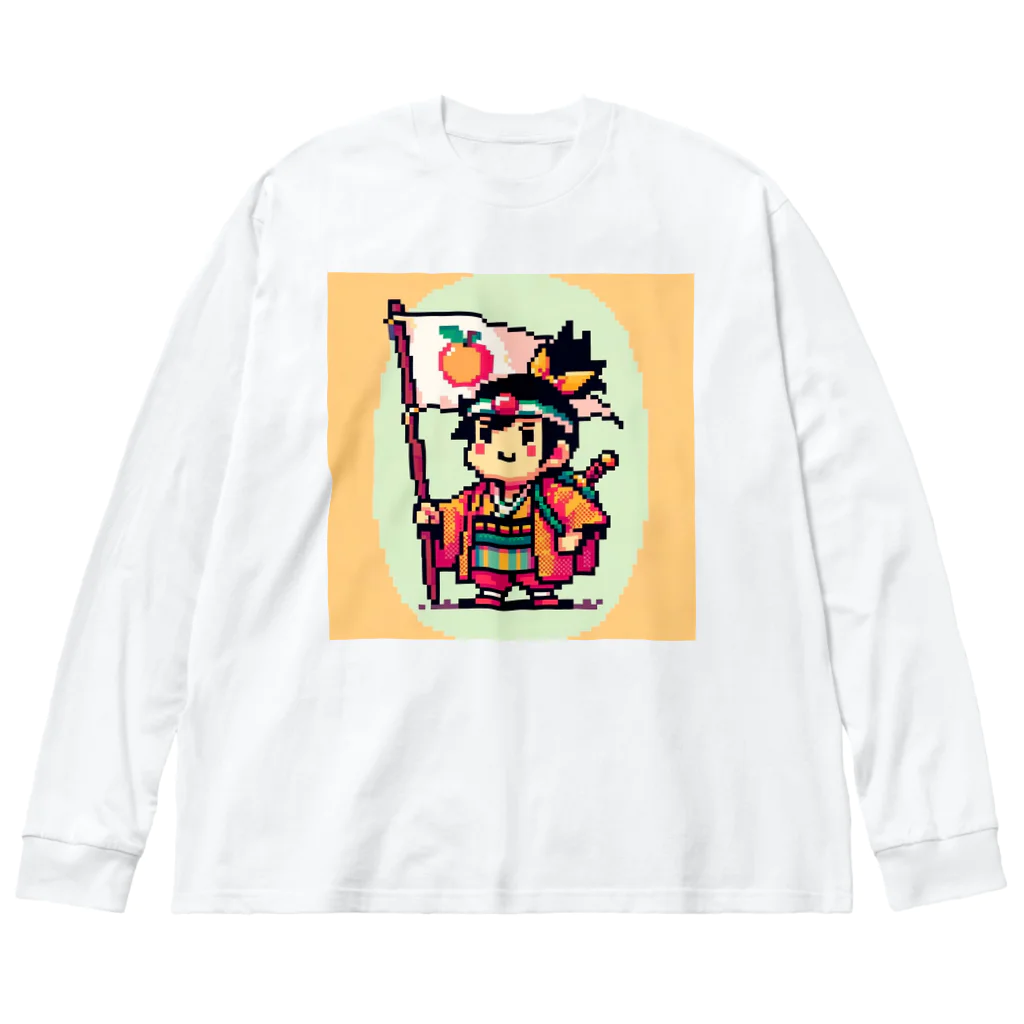 Ai_momotaro_diaryのMOMOTARO8bit ビッグシルエットロングスリーブTシャツ