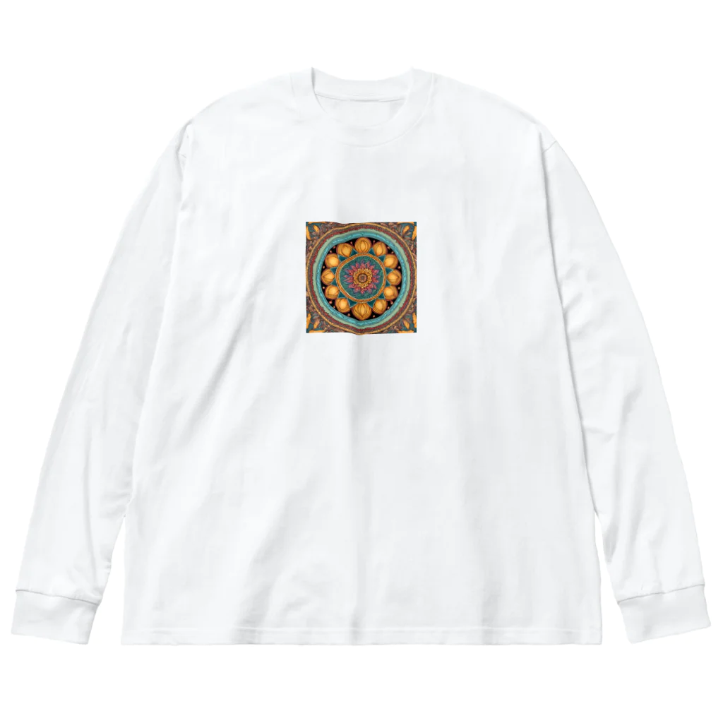 女神🌟曼荼羅のMANDALA ビッグシルエットロングスリーブTシャツ