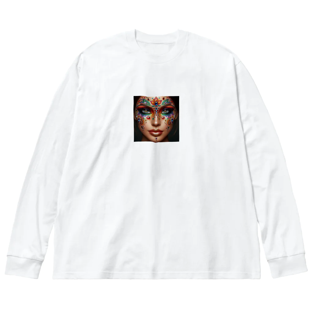 女神🌟曼荼羅のMANDALA MAKE ビッグシルエットロングスリーブTシャツ